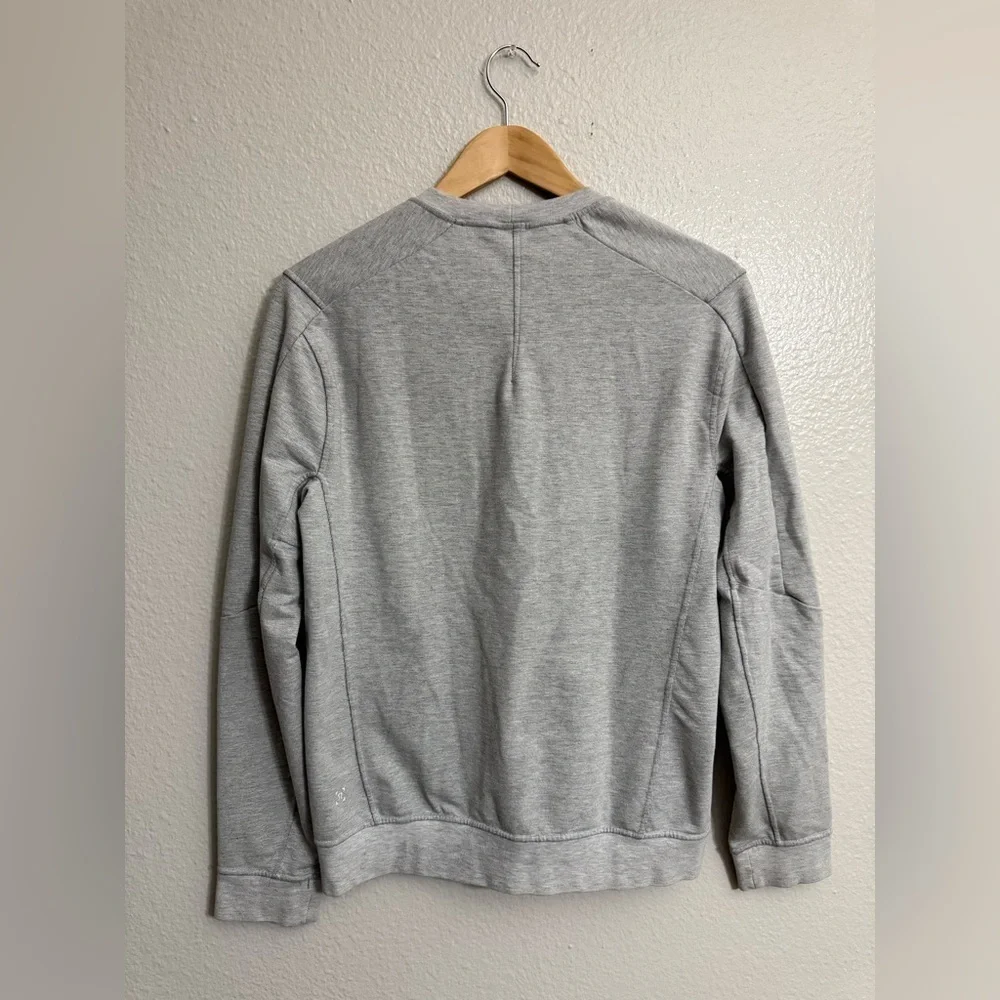 Lululemon City Sweat Crew in Heathered Ultra Light Grey